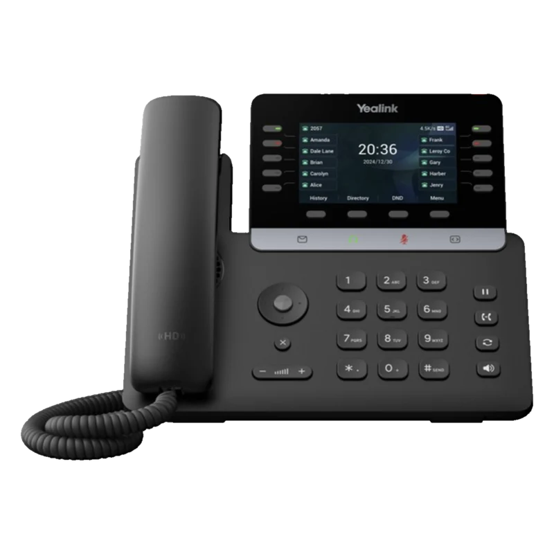Yealink T74LTE 4G desk phone with a colour screen and corded handset