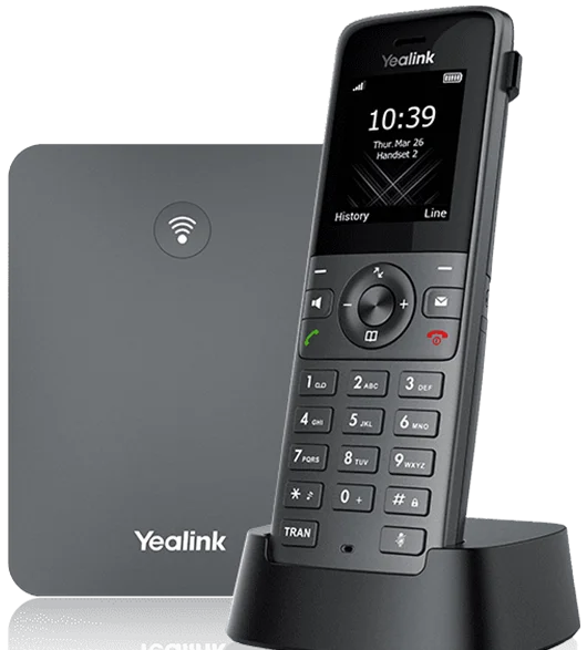 Yealink W73P DECT base station and cordless handset